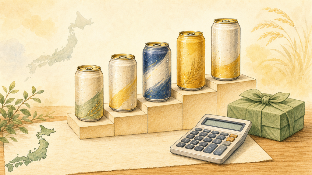 ふるさと納税発泡酒の還元率ランキング！2026年8月の高コスパ5選の結論を示す手書き図解