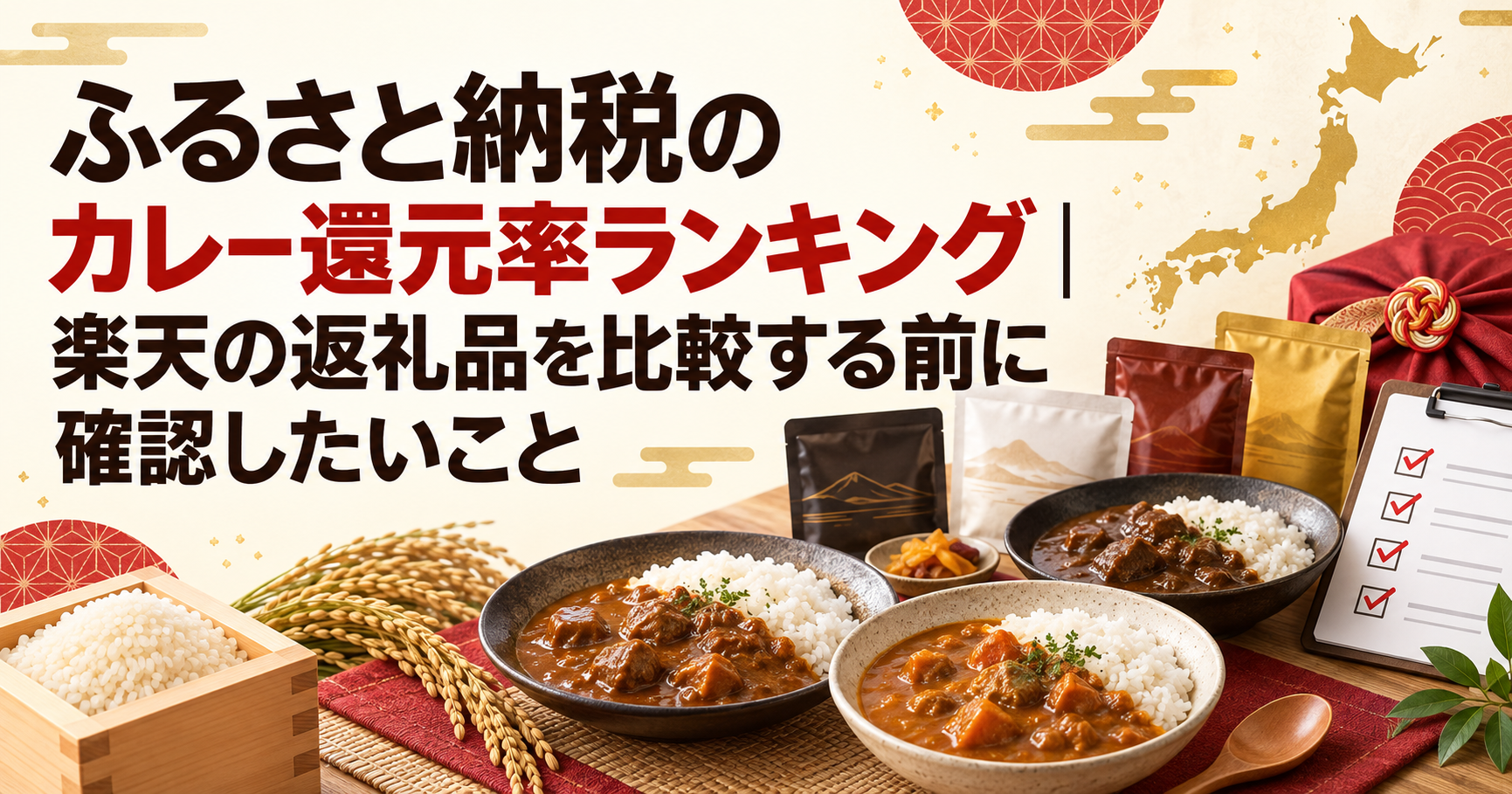 ふるさと納税のカレー返礼品を比較するアイキャッチ
