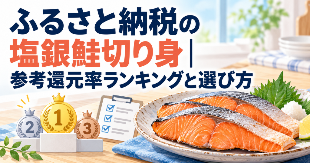 ふるさと納税の塩銀鮭切り身の参考還元率ランキングと選び方