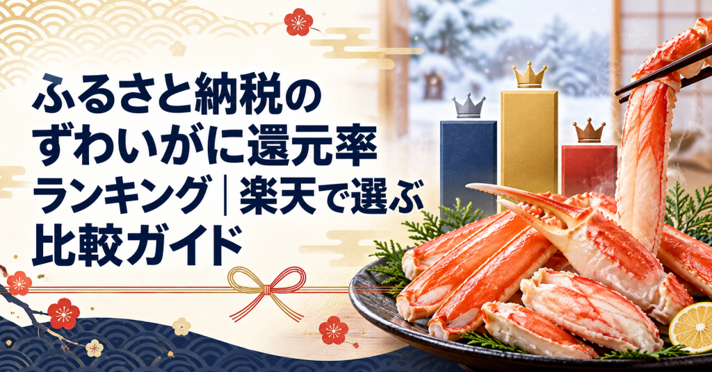 ふるさと納税のずわいがに還元率ランキングを楽天で比較するガイド