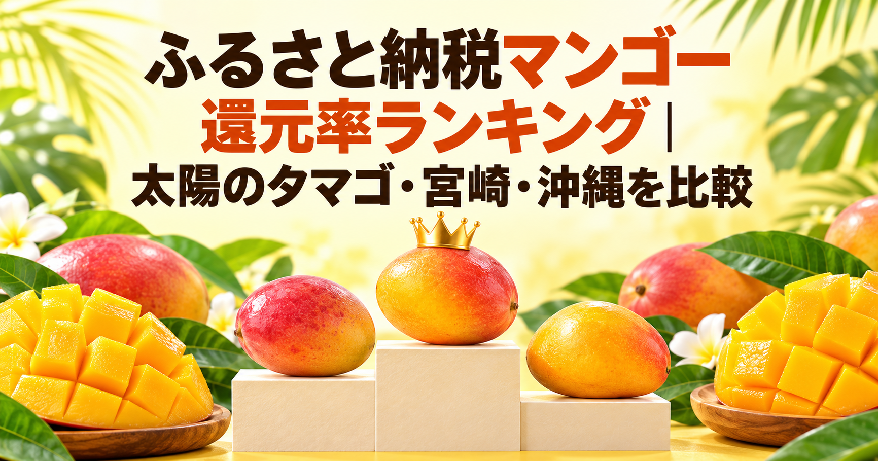 ふるさと納税マンゴー還元率ランキングのアイキャッチ